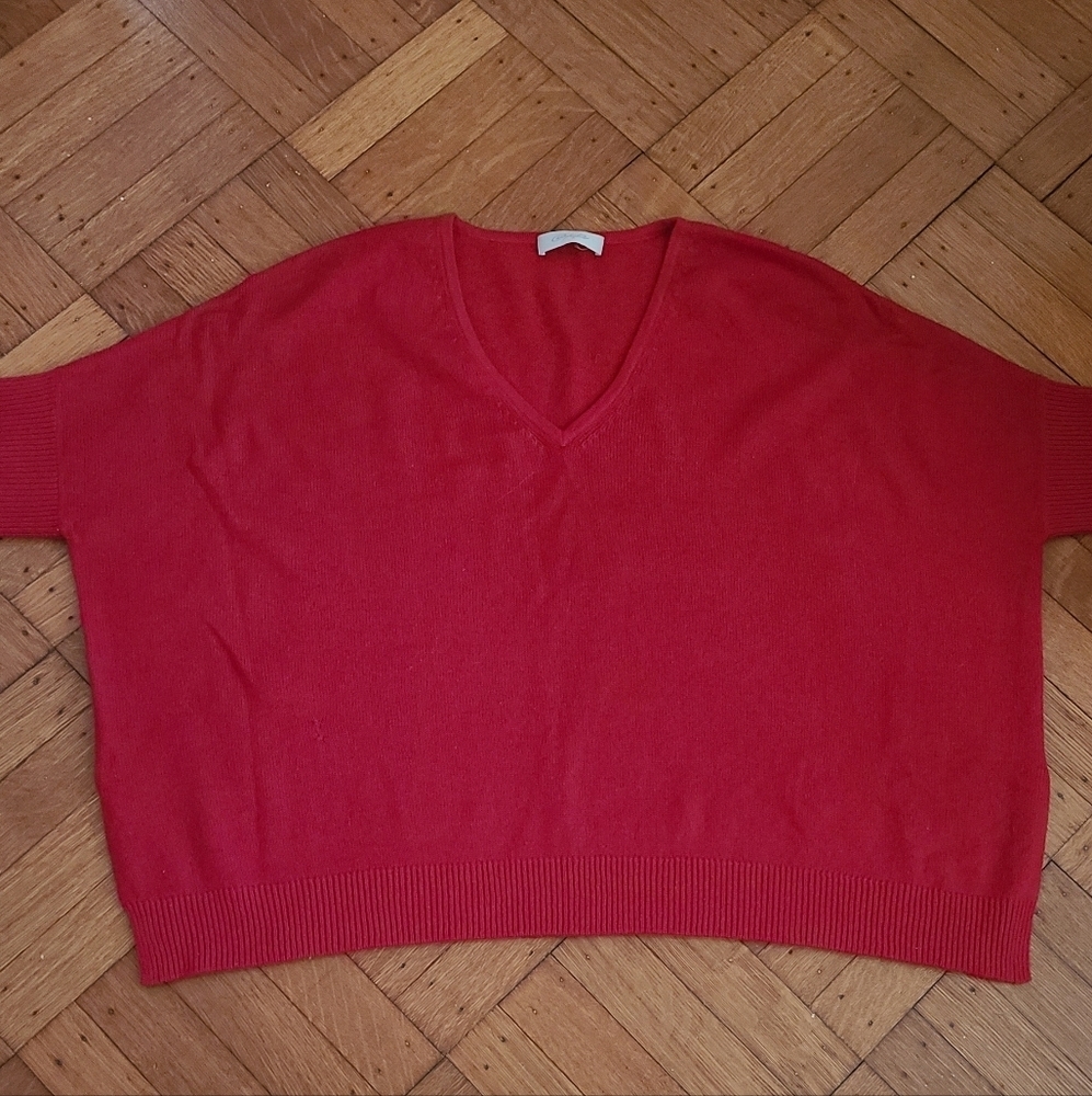 Christopher Fisher short sleeve knit sweater